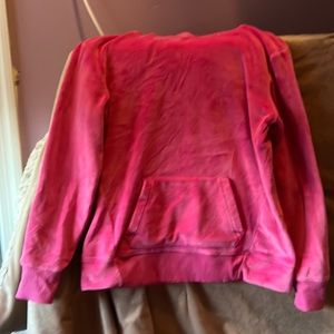 Wonder nation pink fleece hooded sweatshirt size 10/12